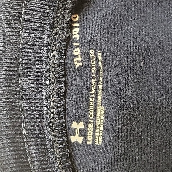 Under Armour Navy Joggers with White Accents - Picture 7 of 10